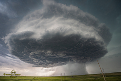 Rare multiple tornadoes and spectacular supercell structure near Beaver, Oklahoma - June 25, 2026