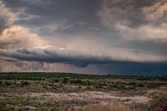 April 25 2023 Sweetwater Texas supercell severe thunderstorm