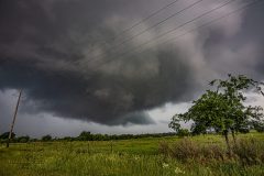 Intense tracking of tornado-warned supercells from Archer City to West, Texas, on April 28, 2026. This severe weather event produced a confirmed tornado that rapidly became completely rain-wrapped, creating a highly dangerous and dramatic atmospheric structure across the Texas landscape. Extreme weather photography and storm chasing by Mauro Greco.