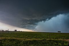 Intense tracking of tornado-warned supercells from Archer City to West, Texas, on April 28, 2026. This severe weather event produced a confirmed tornado that rapidly became completely rain-wrapped, creating a highly dangerous and dramatic atmospheric structure across the Texas landscape. Extreme weather photography and storm chasing by Mauro Greco.