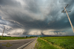 Beautiful tornado-warned supercell structure near Frankfort, Kansas - June 13, 2026