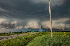 Beautiful tornado-warned supercell structure near Frankfort, Kansas - June 13, 2026