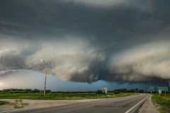 Beautiful tornado-warned supercell structure near Frankfort, Kansas - June 13, 2026