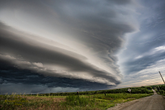 Beautiful tornado-warned supercell structure near Frankfort, Kansas - June 13, 2026