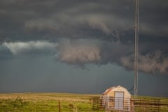 June 17 2023 tornado warned supercell from Adams to Laverne Oklahoma