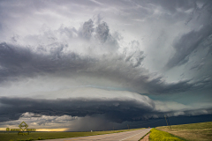Beautiful tornado-warned supercell structure near Limon, Colorado - June 8, 2026
