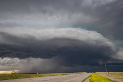 Beautiful tornado-warned supercell structure near Limon, Colorado - June 8, 2026