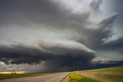 Beautiful tornado-warned supercell structure near Limon, Colorado - June 8, 2026