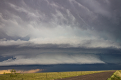 Beautiful tornado-warned supercell structure near Limon, Colorado - June 8, 2026