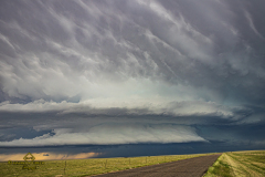 Beautiful tornado-warned supercell structure near Limon, Colorado - June 8, 2026