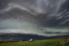 Beautiful tornado-warned supercell structure near Limon, Colorado - June 8, 2026