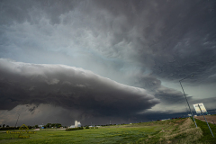 Beautiful tornado-warned supercell structure near Limon, Colorado - June 8, 2026