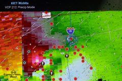 A massive, rapidly rotating wall cloud and ominous severe supercell thunderstorm dominate the sky over the plains near Braman, Oklahoma, on April 23, 2026. This intense atmospheric structure and mesocyclone preceded a dangerous rain-wrapped tornado. Extreme weather photography and storm chasing by Mauro Greco.