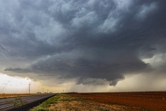May 1 2022 Tornado warned supercell Denver City Texas