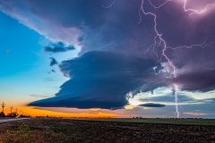 May 16 2021 Timelapse LP Supercell near Cofferville Texas