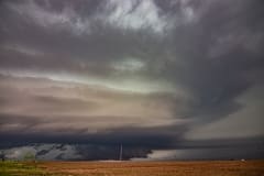 May 18 2023 tornado warned supercell North of Amarillo Texas