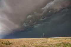 Severe thunderstorms and intense wind gusts from Pritchett, Colorado to Dalhart, Texas - May 21, 2026