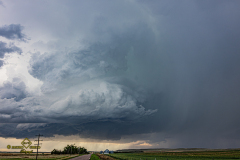Pre-tornadic supercell structure and brief tornado south of Holyoke, Colorado - May 30, 2026