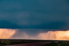 Tornado Rain wrapped May 29 2021 north west of Campo Colorado